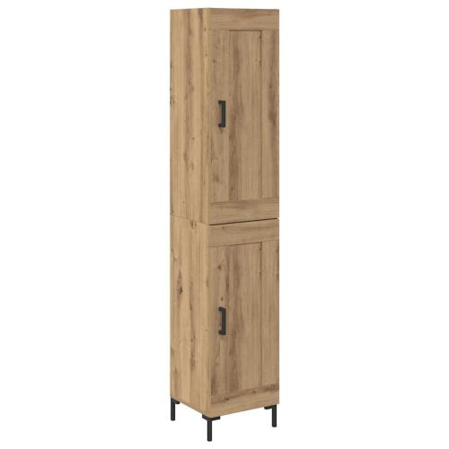Висок шкаф Дъб 34,5 x 34 x 180 см Инженерно дърво