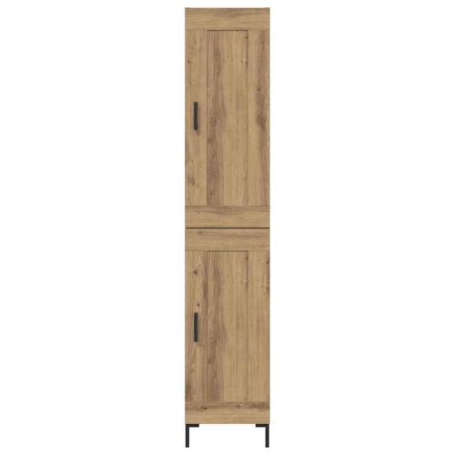 Висок шкаф Дъб 34,5 x 34 x 180 см Инженерно дърво