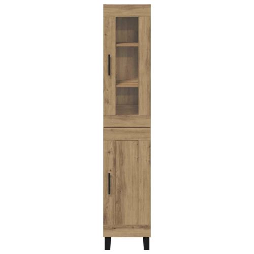 Висок шкаф Дъб 34,5 x 34 x 180 см Инженерно дърво