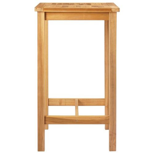 Бар маса Натурално 60 x 60 x 105 cm Солидно тиково дърво
