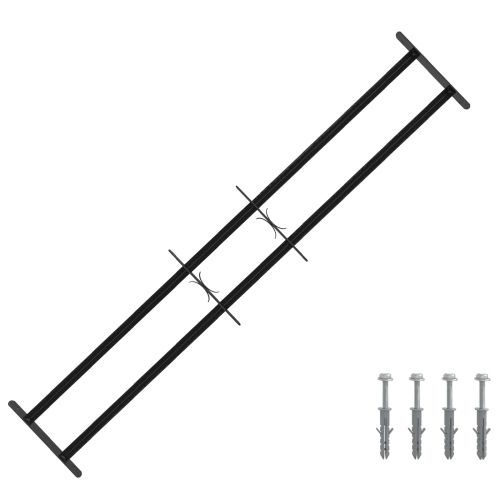 Решетка за сигурност за прозорци с 2 напречни ленти 3 pcs