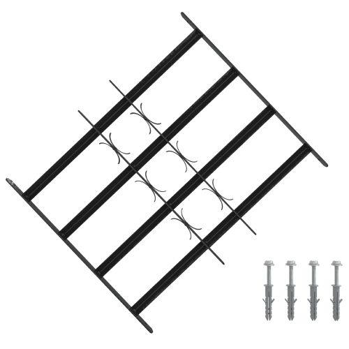Сигурностна решетка за прозорци с 4 поперечни ленти 3 pcs