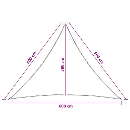 Слънцезащитен плат 5 x 5 x 6 m HDPE
