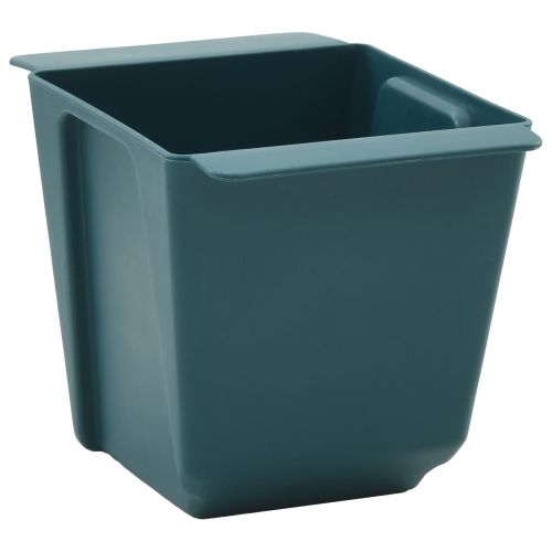 Кутиите за цветя за евро палети 24 pcs Зелено 13,5 х 9 х 9,5 см