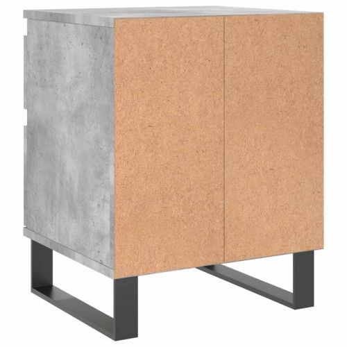 Нощни шкафчета 2 бр бетонно сив 40x35x50 см инженерна дървесина