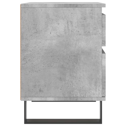 Нощни шкафчета 2 бр бетонно сив 40x35x50 см инженерна дървесина