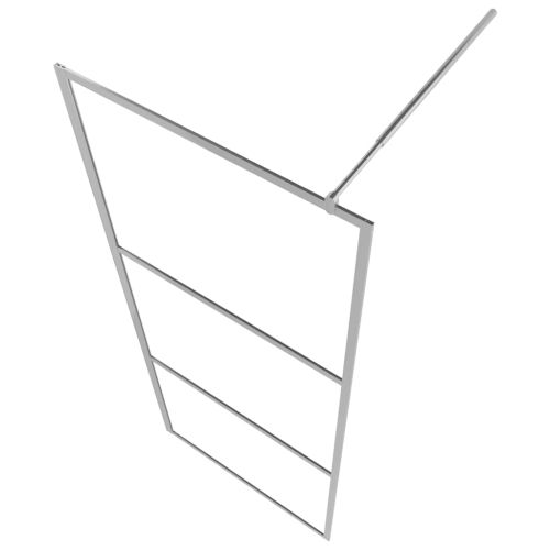 Стена за душ с прозрачно ESG стъкло, 80x195 см