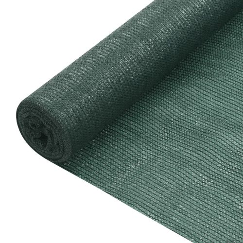 Засенчваща мрежа зелена 1x50 м HDPE 75 г/м²