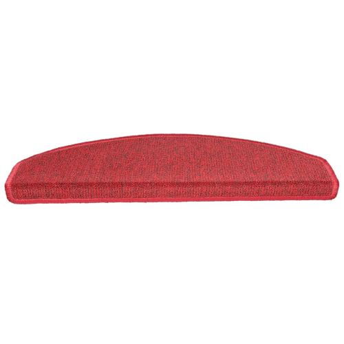 Изтривалки за стълби, 10 бр., 65x24x4 см, червени, полукръгли, големи