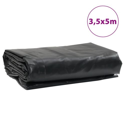 Брезент антрацит 3,5x5 м 650 г/м²