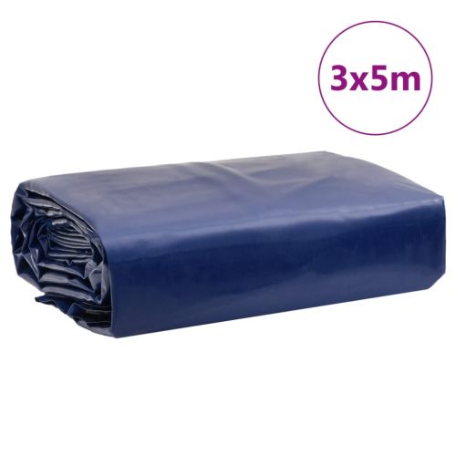 Брезент син 3x5 м 650 г/м²