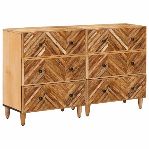 Шкафове за съхранение 2 pcs Кафяво 60 x 33,5 x 75 см
