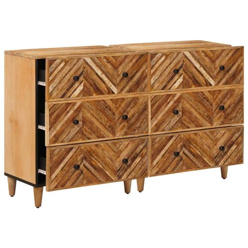Шкафове за съхранение 2 pcs Кафяво 60 x 33,5 x 75 см