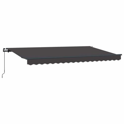 Сгъваем навес Антрацит 400 x 200 cm текстил