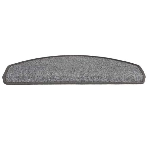 Изтривалки за стълби, 20 бр., 65x24x4 см, тъмносиви, полукръгли, големи