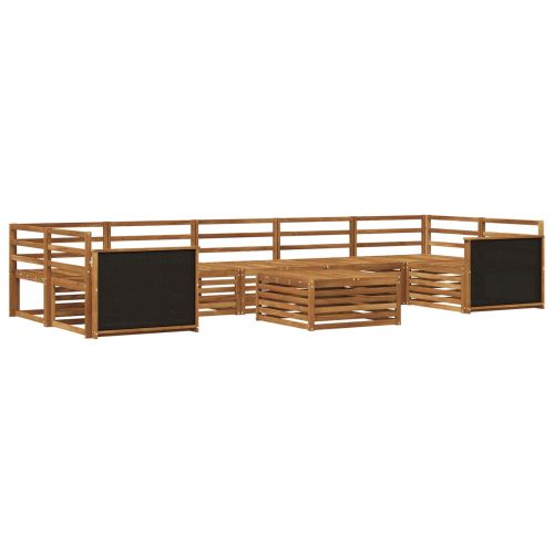 Комплект дивани за открито 8 pcs Натурално