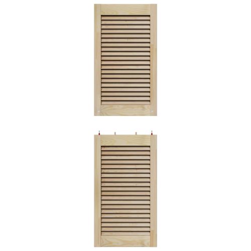 Врата за шкаф с врата 4 pcs Естествен 140,5 x 2,1 x 39,5 см