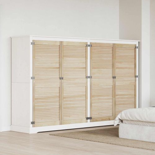 Врата за шкаф с врата 4 pcs Естествен 140,5 x 2,1 x 59,5 см