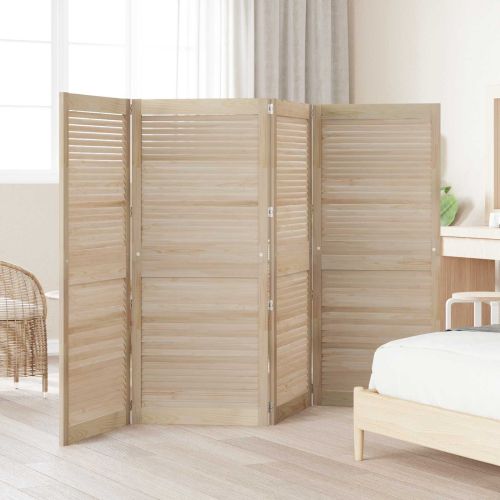 Врата за шкаф с врата 4 pcs Естествен 140,5 x 2,1 x 59,5 см