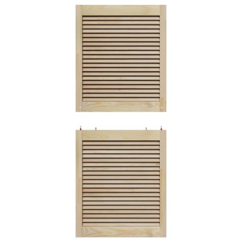 Врата за шкаф с врата 4 pcs Естествен 140,5 x 2,1 x 59,5 см