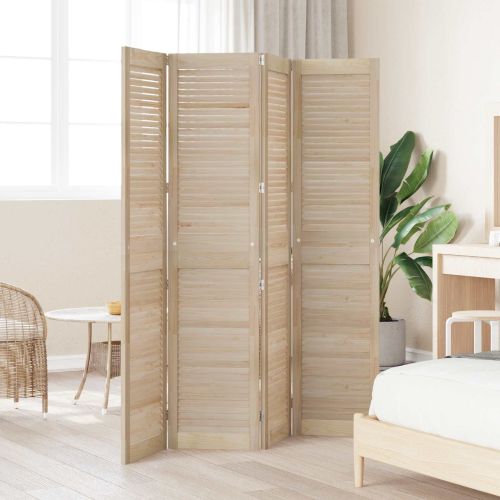 Врата за шкаф с врата 4 pcs Естествен 170 x 2,1 x 39,5 см
