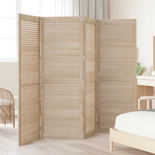 Врата за шкаф с врата 4 pcs Естествен 170 x 2,1 x 59,5 см