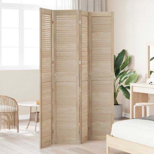 Врата за шкаф с врата 4 pcs Естествен 201 x 2,1 x 39,5 см