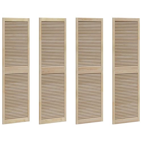 Врата за шкаф с врата 4 pcs Естествен 201 x 2,1 x 59,5 см