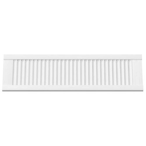 Врати за шкафове Louvred Design 2 бр. бели 99x29,5 cm
