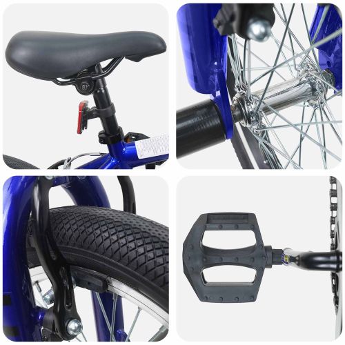 BMX Велосипед 16 инча за 5-8 години Тъмен син