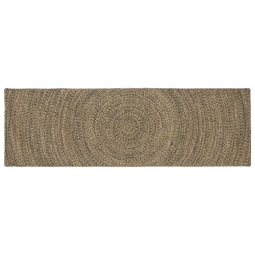 Килими за помещение Естествено и черно 80 x 300 cm юта