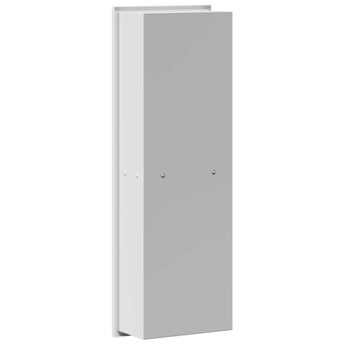 Нишата за душ Бял 60 x 20 x 9,5 см Неръждаема стомана