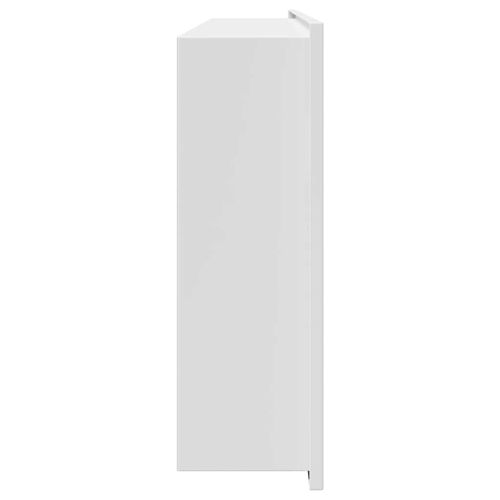 Нишата за душ Бяло 75 x 30 x 9,5 см Неръждаема стомана
