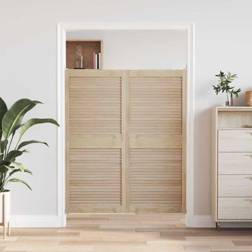 Врата за шкаф с врата 2 pcs Естествен 140,5 x 2,1 x 59,5 см