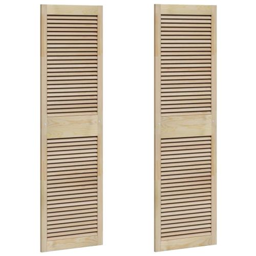 Врата за шкаф с врата 2 pcs Естествен 170 x 2,1 x 49,5 см