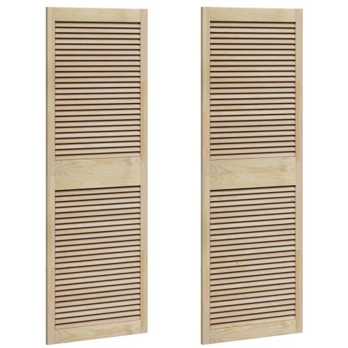 Врата за шкаф с врата 2 pcs Естествен 170 x 2,1 x 59,5 см