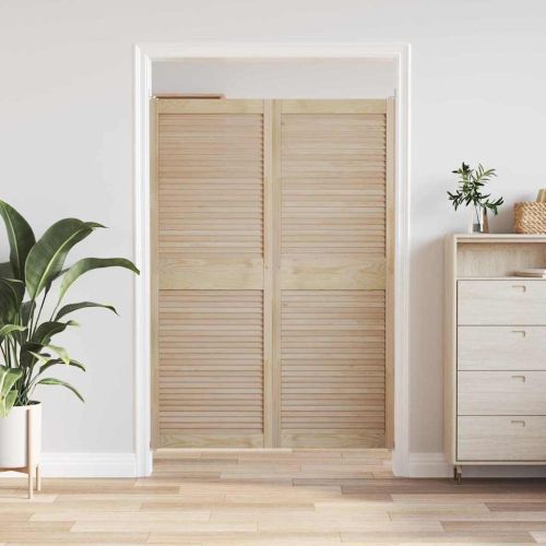 Врата за шкаф с врата 2 pcs Естествен 170 x 2,1 x 59,5 см