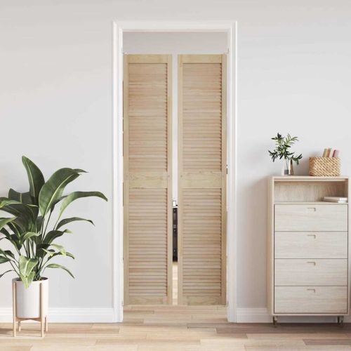 Врата за шкаф с врата 2 pcs Естествен 201 x 2,1 x 39,5 см