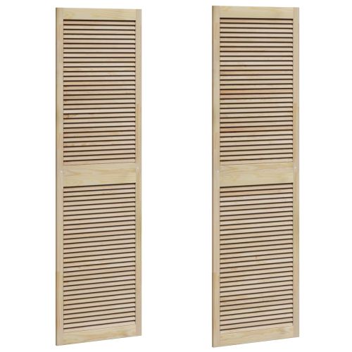 Врата за шкаф с врата 2 pcs Естествен 201 x 2,1 x 59,5 см