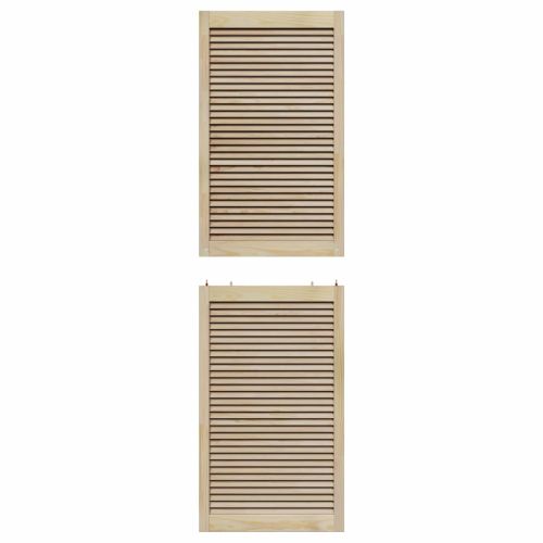 Врата за шкаф с врата 2 pcs Естествен 201 x 2,1 x 59,5 см