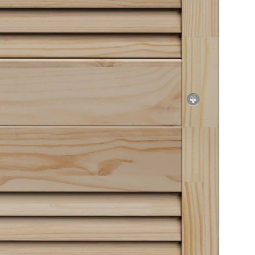 Врата за шкаф с врата 2 pcs Естествен 201 x 2,1 x 59,5 см