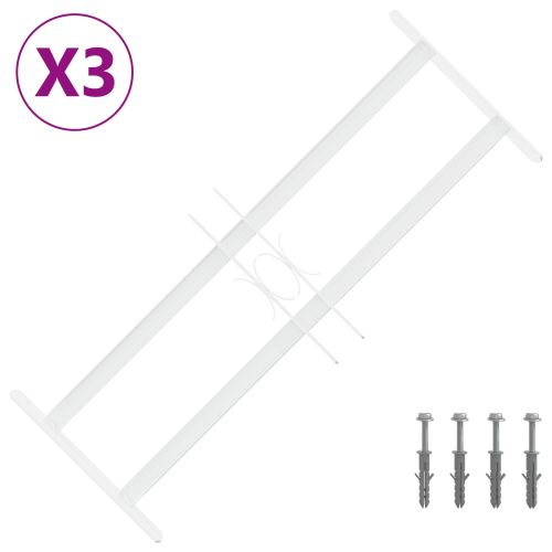 Решетка за сигурност за прозорци с 2 напречни ленти 3 pcs