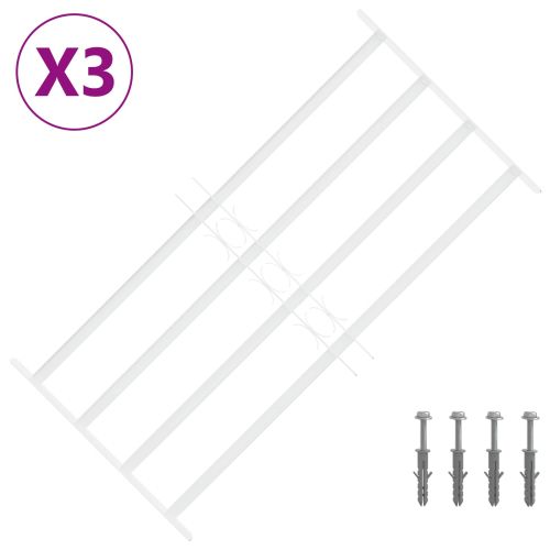 Сигурностна решетка за прозорци с 4 поперечни ленти 3 pcs