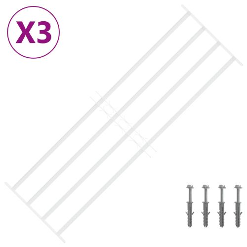 Сигурностна решетка за прозорци с 4 поперечни ленти 3 pcs