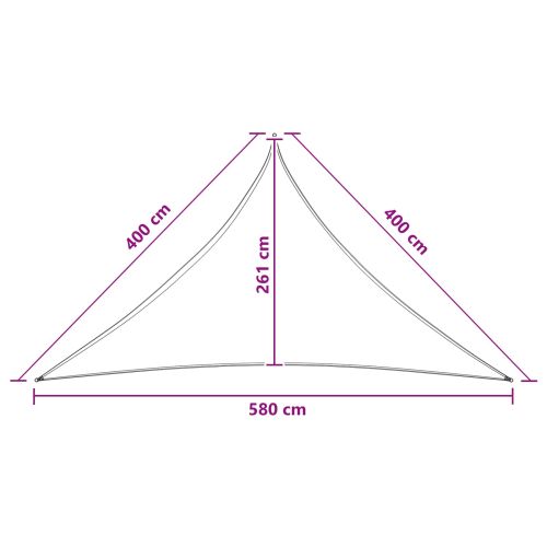 Слънцезащитен плат 4 x 4 x 5,8 m HDPE