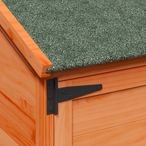 Градина постройка Кафяво 106,5 x 56 x 113,5 см