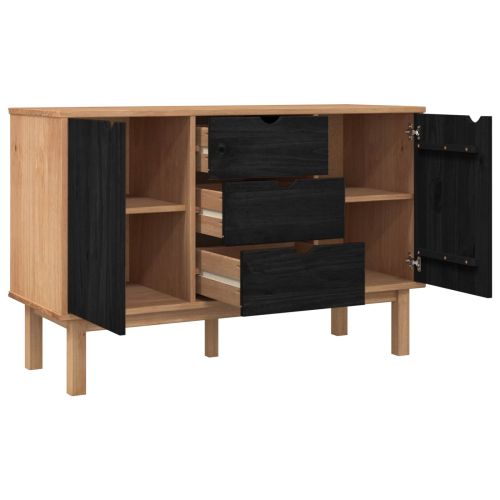 Служебен шкаф OTTA Черно 113,5 x 43 x 73 см