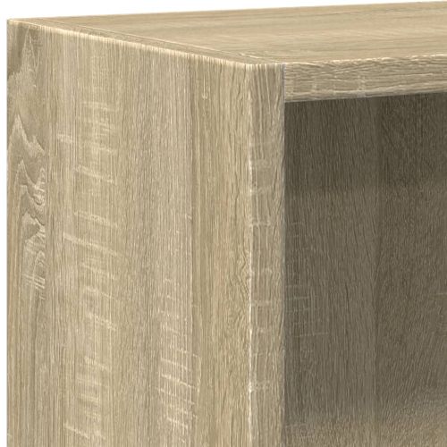 Етажерка за книги, сонома дъб, 60x24x76 см, инженерно дърво