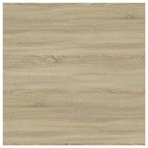 Рафтове за етажерка, 4 бр, дъб сонома, 40x40x1,5 см, ПДЧ