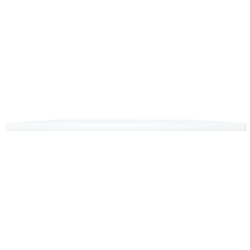 Рафтове за етажерка, 4 бр, бели, 80x20x1,5 см, инженерно дърво